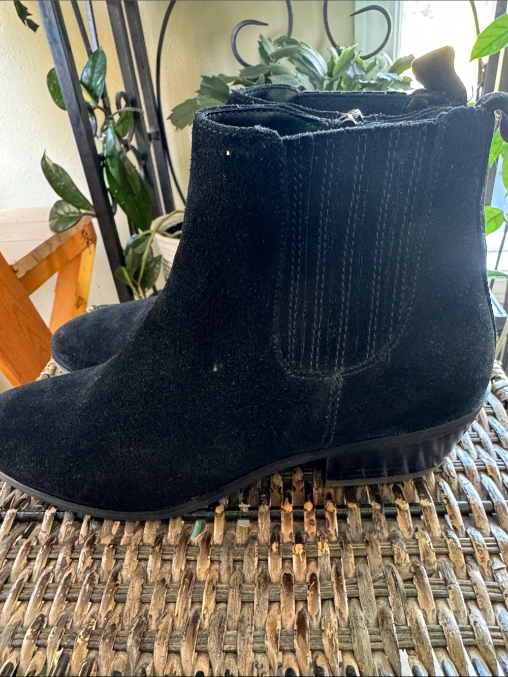 BLONDO Sydney Waterproof Black Leather Suede Ankle Boot Women’s Size 7.5 - Picture 3 of 10